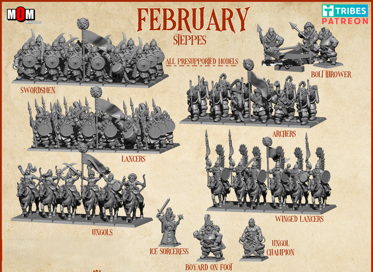 Steppes Army Bundle, Steppes - MoM Miniatures