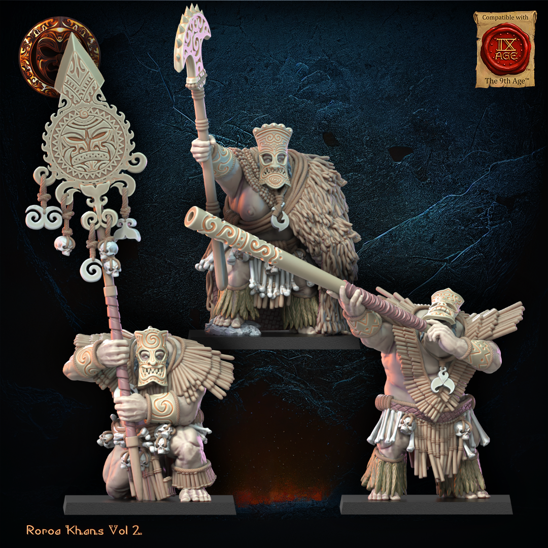 Tiki Unit including Command Group, Roroa Khans, Lost Kingdom