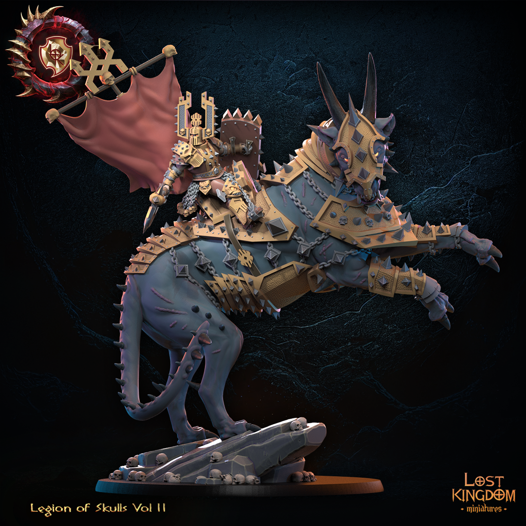 Skull Lord on Demonic Mount, Legion of Skulls, Lost Kingdom