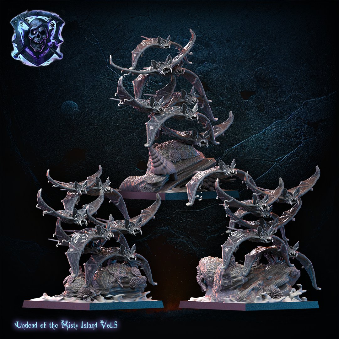 Bat Manta Swarms, Undead of the Misty Island, Lost Kingdom