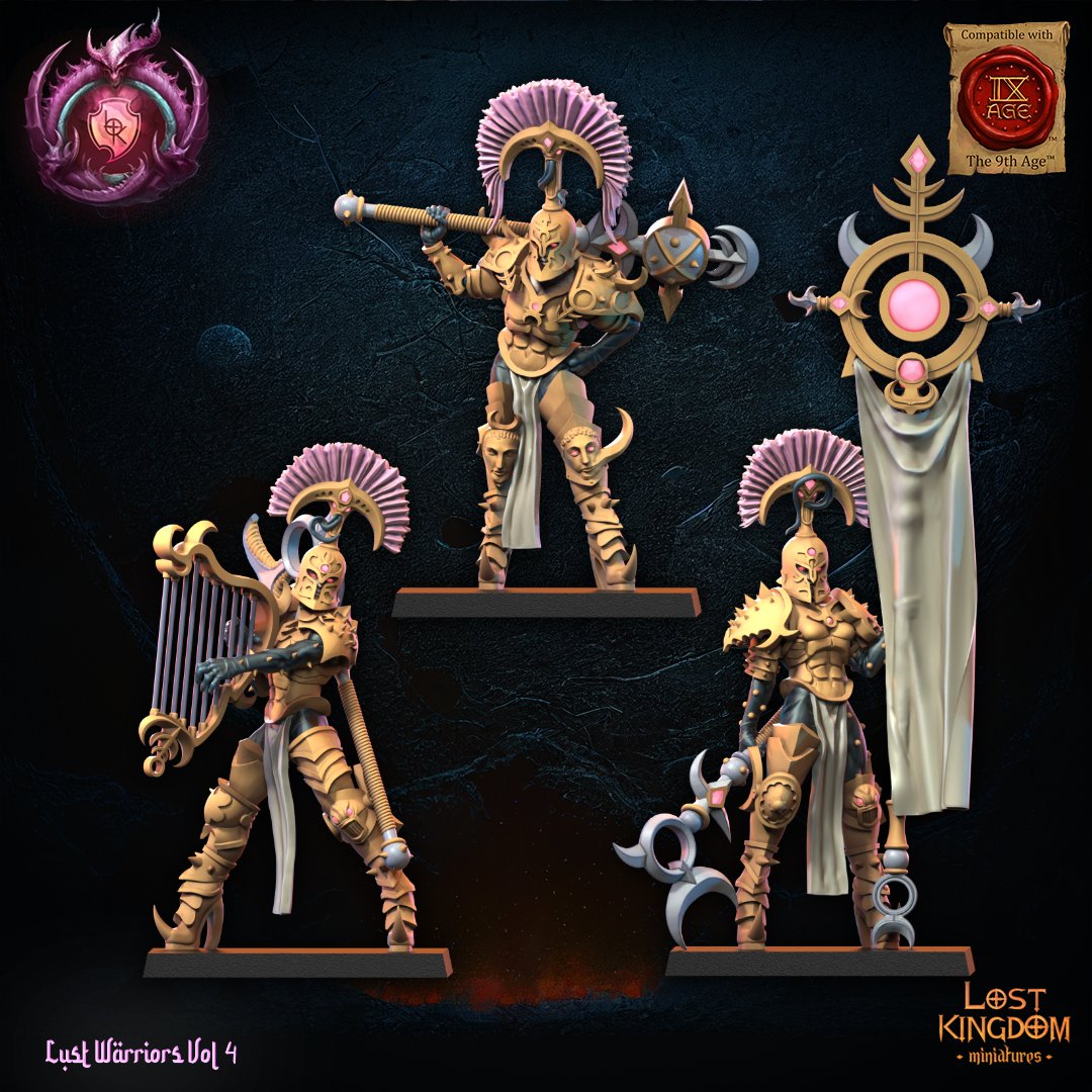 Lust Chosen including Command Group, Lust Warriors, Lost Kingdom