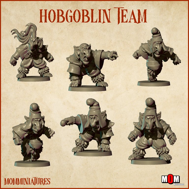 Hobgoblin Team, Fantasy Football - MoM Miniatures
