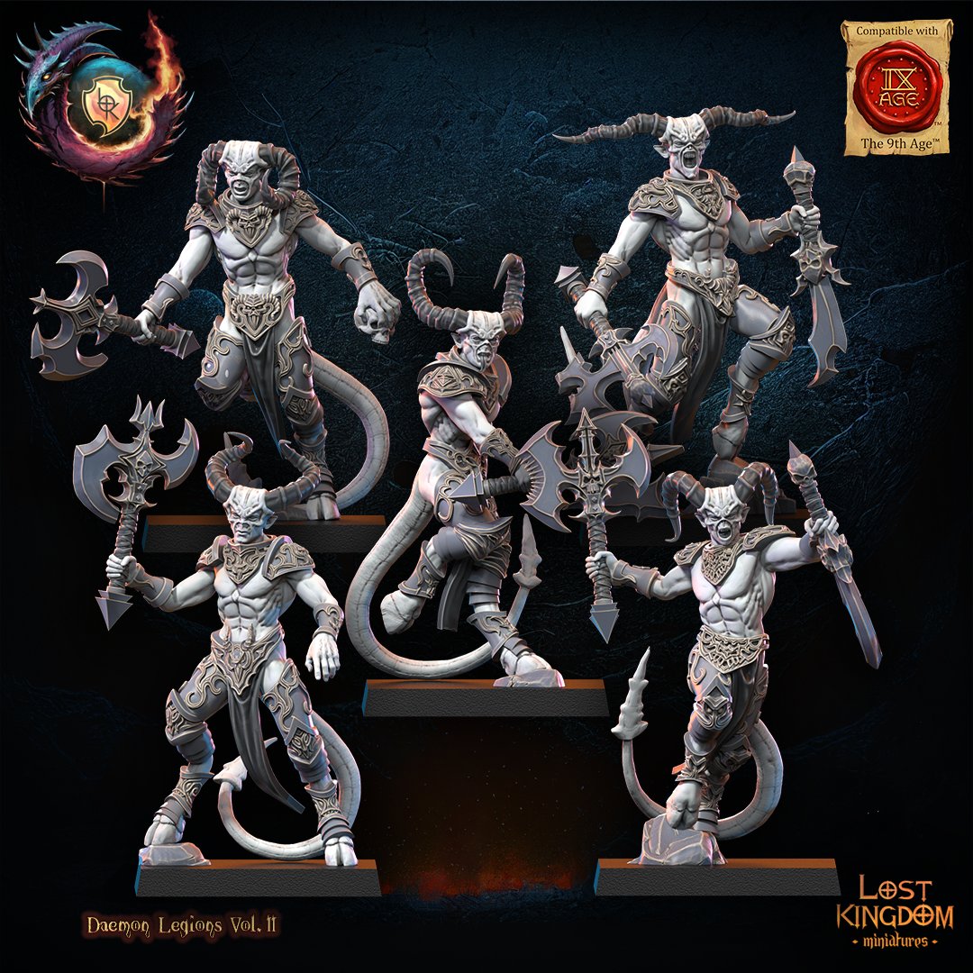 Myrmidons Regiment including Command Group, Demonic Legions, Lost Kingdom