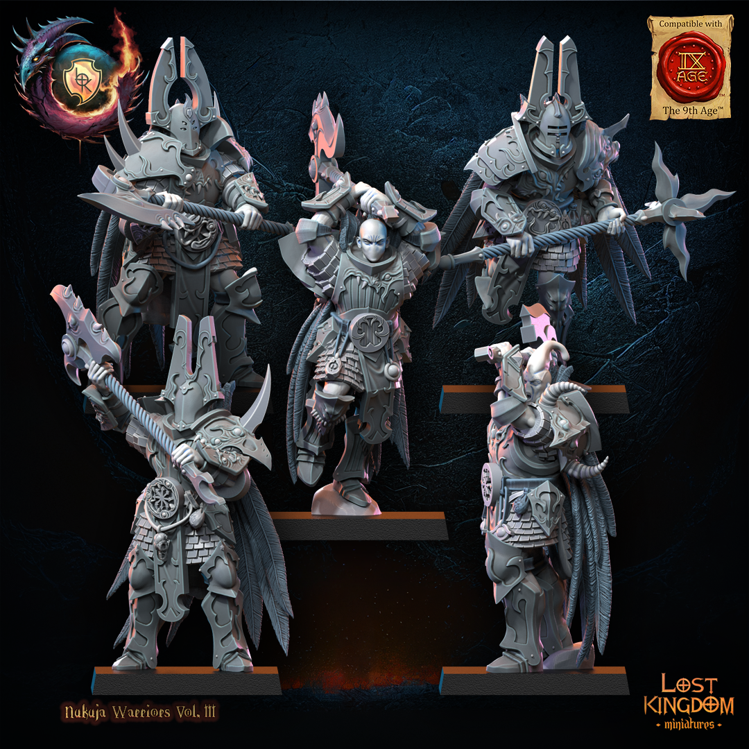 Chosen of Nukuja Regiment including Command Group, Nukuja Warriors, Lost Kingdom