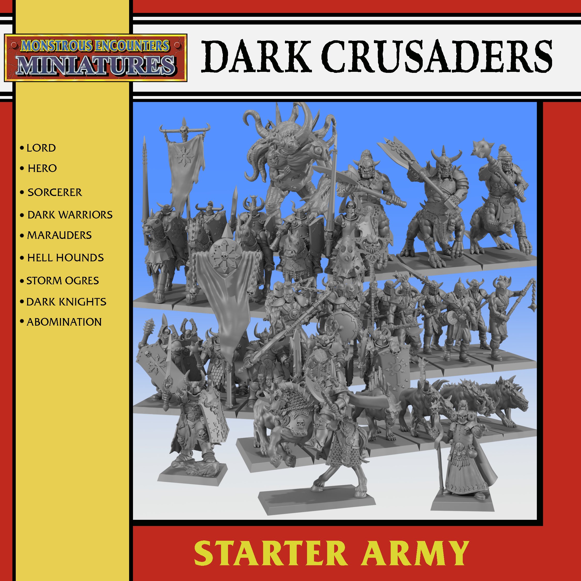 STARTER ARMY: Dark Crusaders- Monstrous Encounters