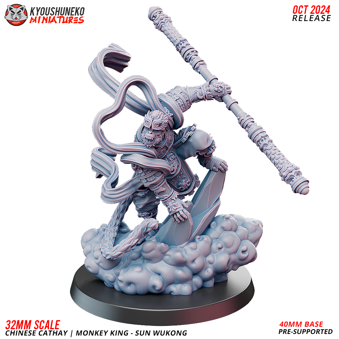 Monkey King - Sun Wukong, Chinese Cathay, Kyoushuneko Miniatures