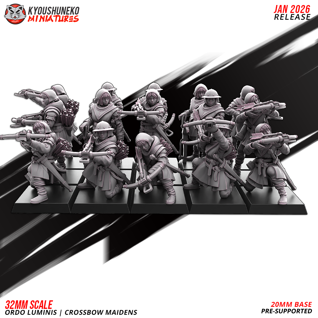 Crossbow Maiden, Ordo Luminis, Kyoushuneko Miniatures