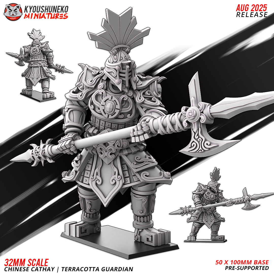 Terracotta Guardian, Chinese Cathay, Kyoushuneko Miniatures