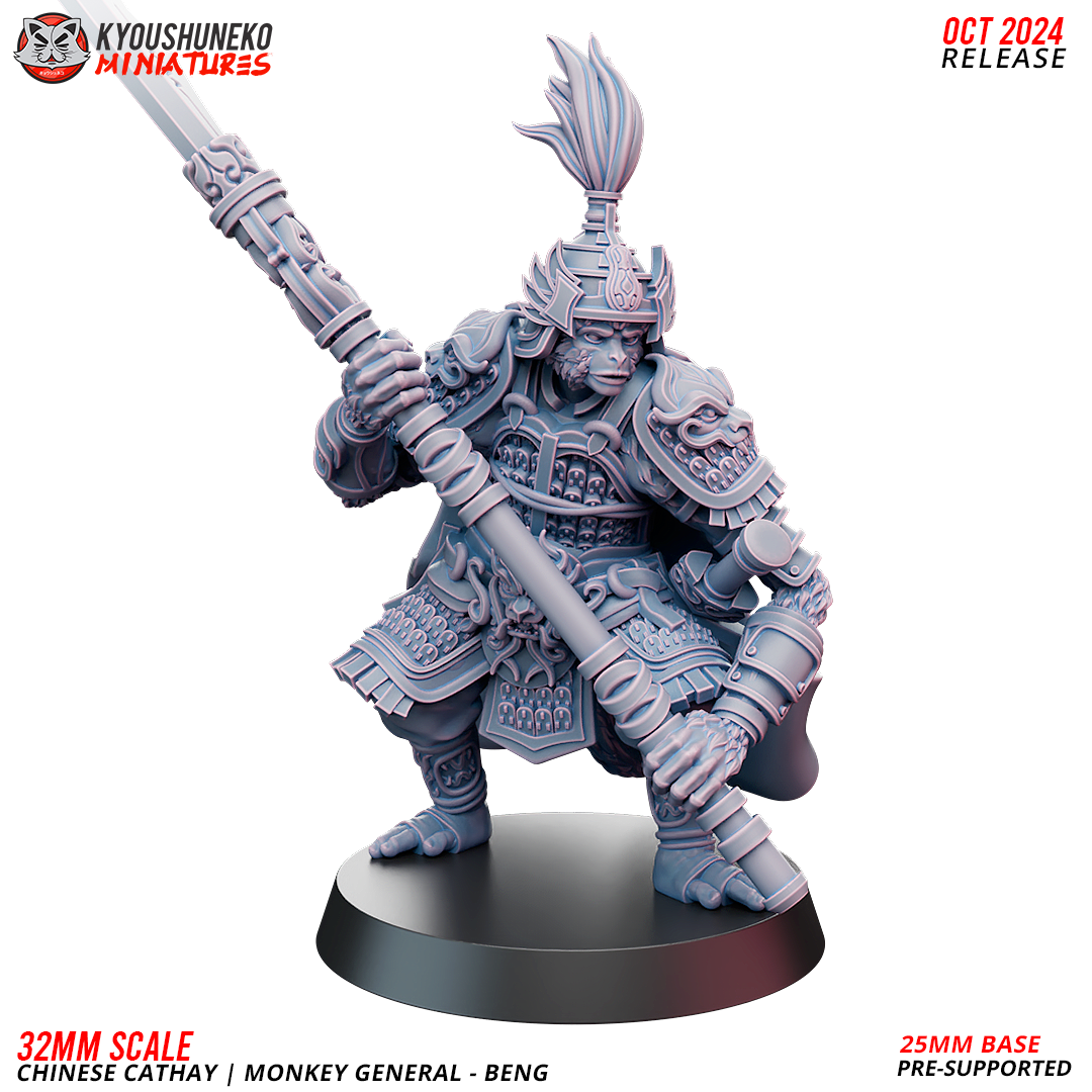Monkey General - Beng, Chinese Cathay, Kyoushuneko Miniatures