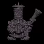evil dwarf gunner, fabelzel miniatures