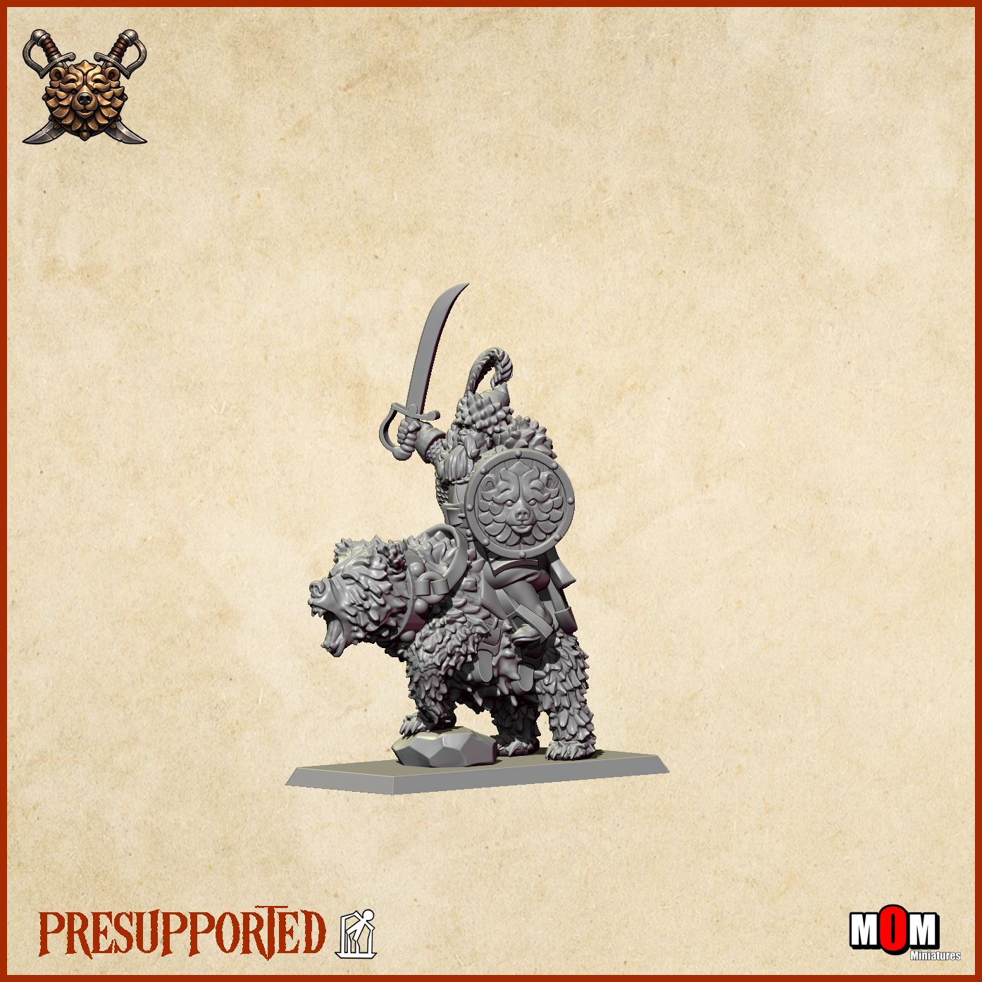gospodar bear lord, steppes mom miniatures