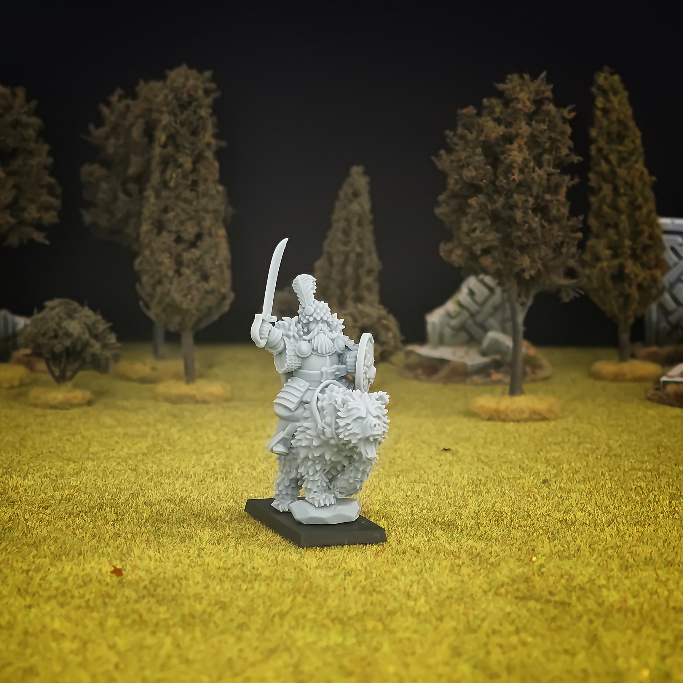 gospodar bear lord, steppes mom miniatures