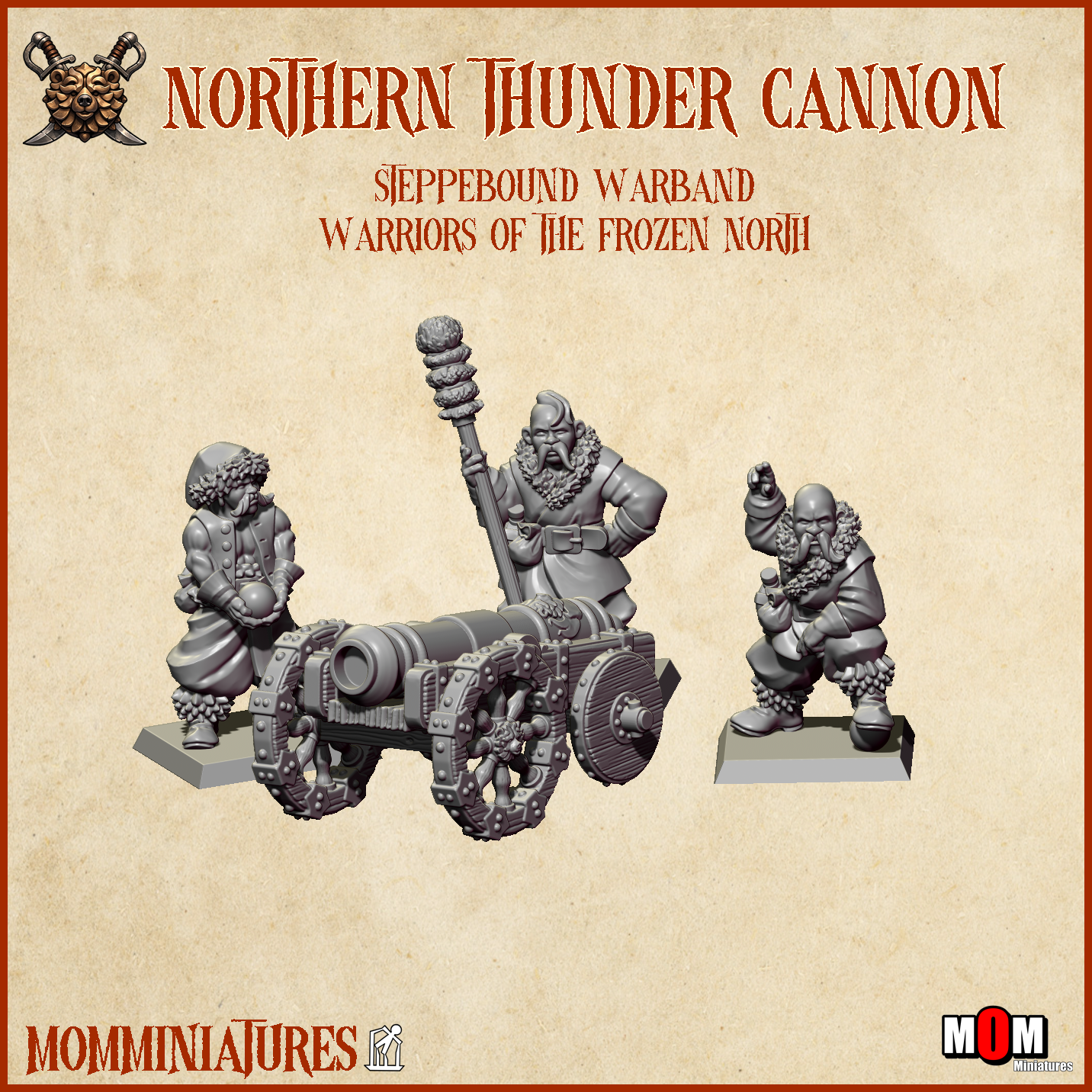 ice throne chariot, steppes mom miniatures (copy)