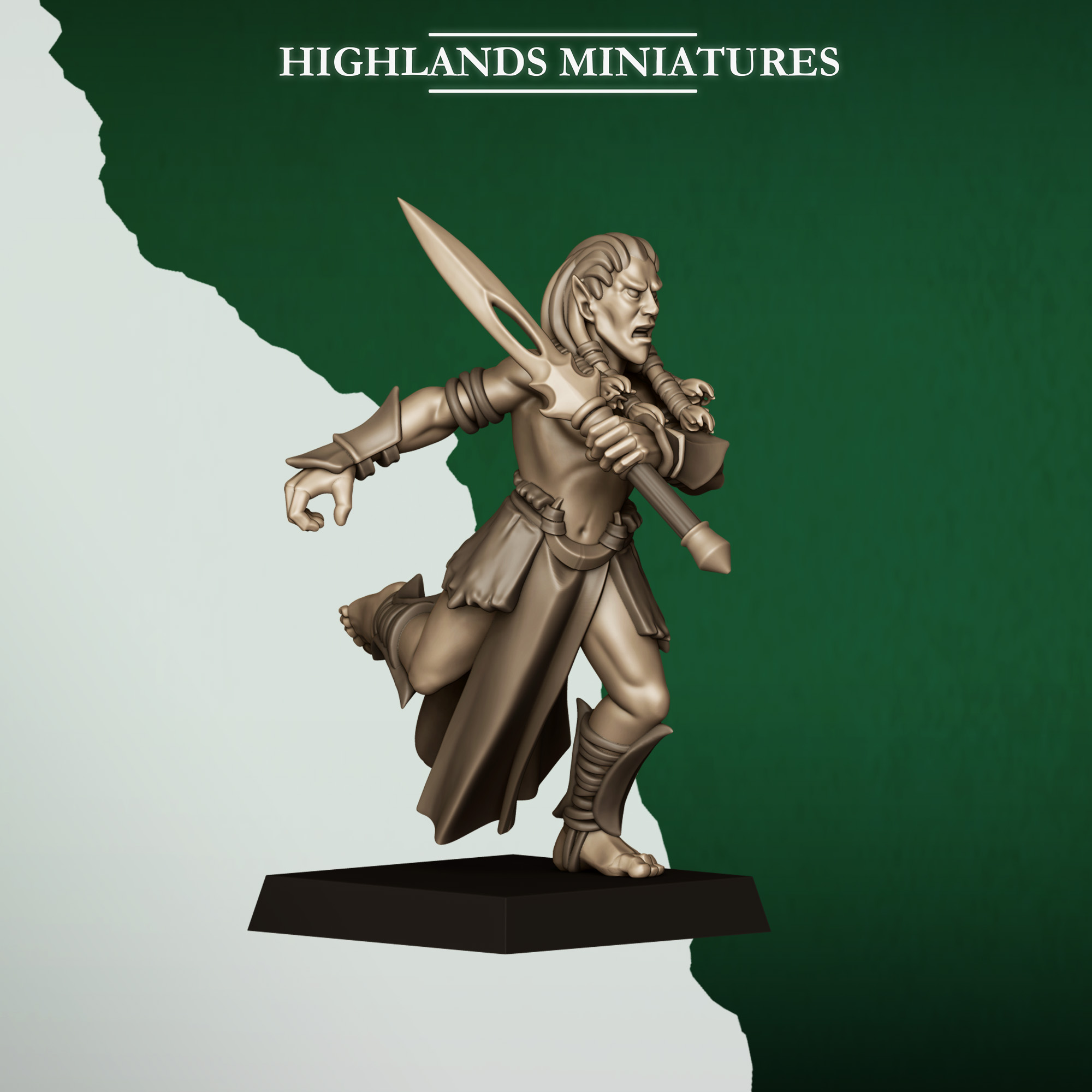feral elves army bundle 2, feral elves highland miniatures