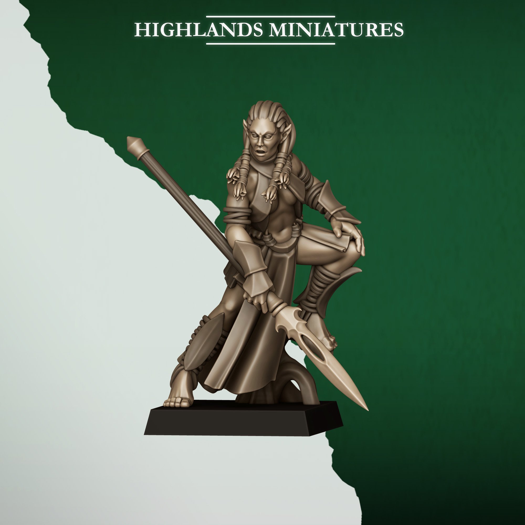 feral elves army bundle 2, feral elves highland miniatures