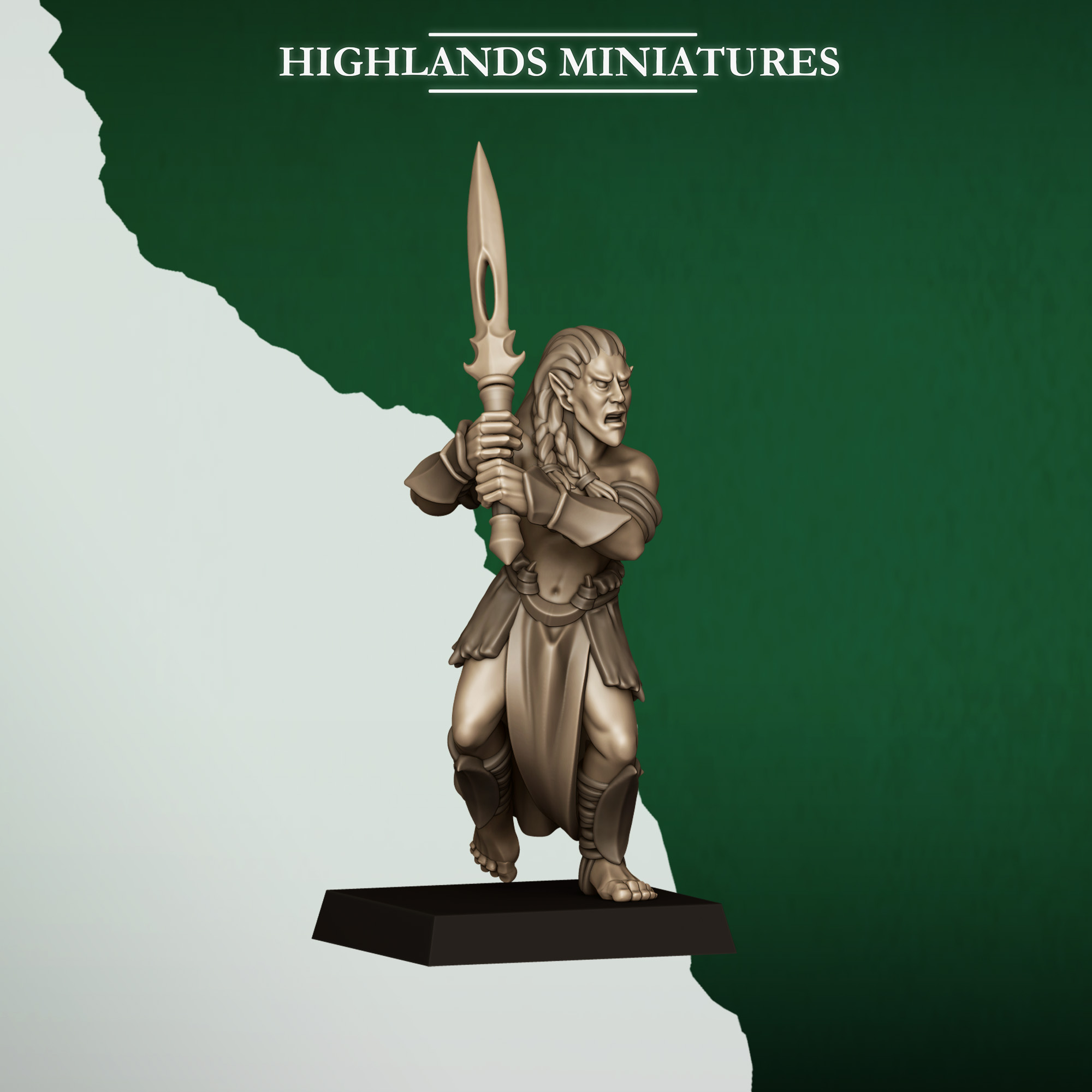 feral elves army bundle 2, feral elves highland miniatures