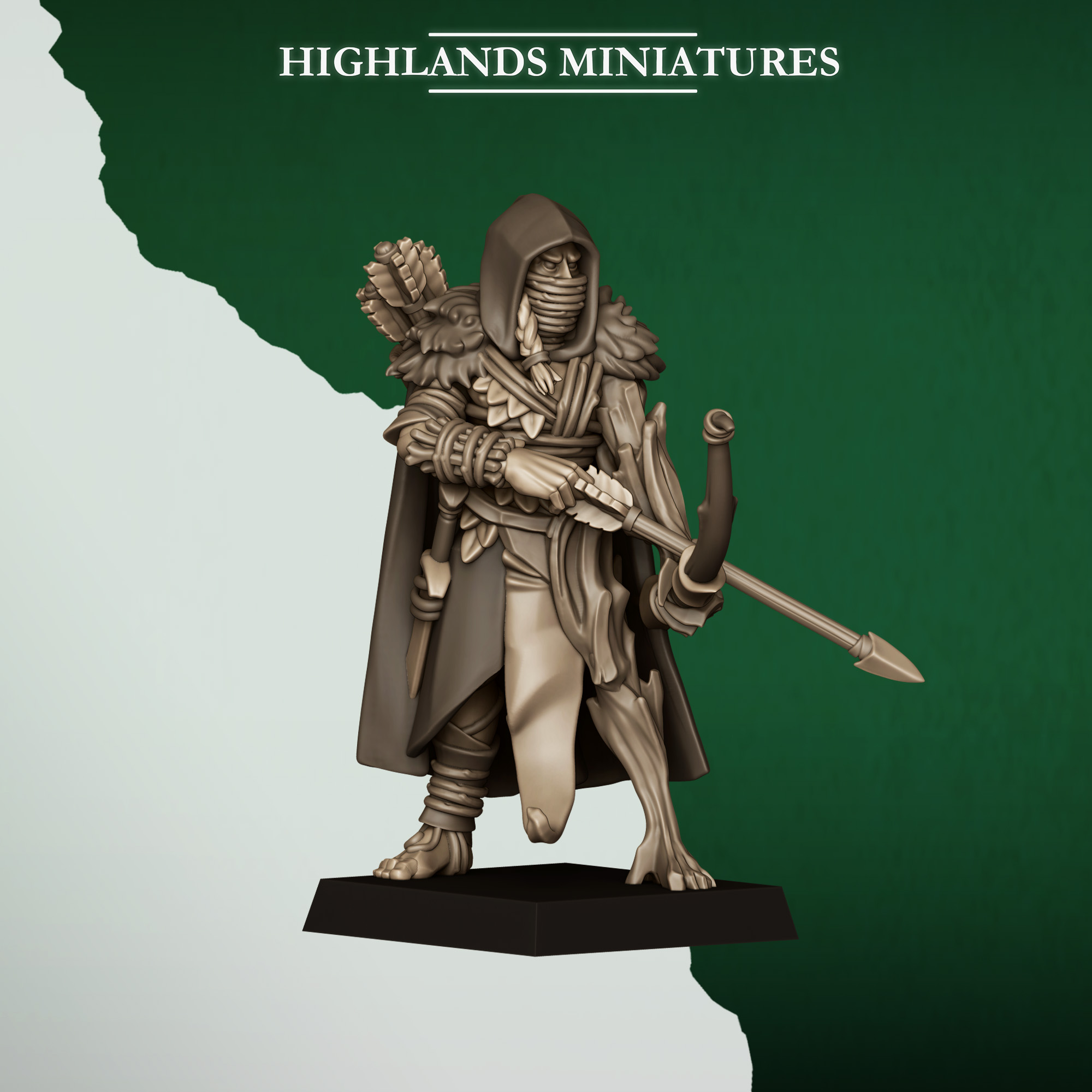 feral scouts, feral elves highlands miniatures