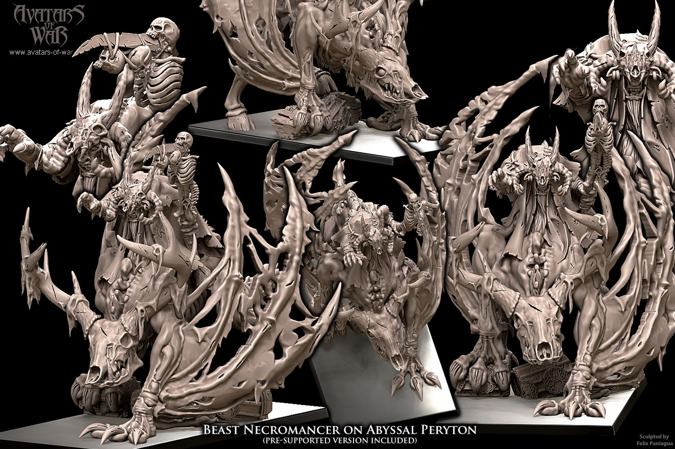 beastmen warlord, beastmen avatars of war (copy)
