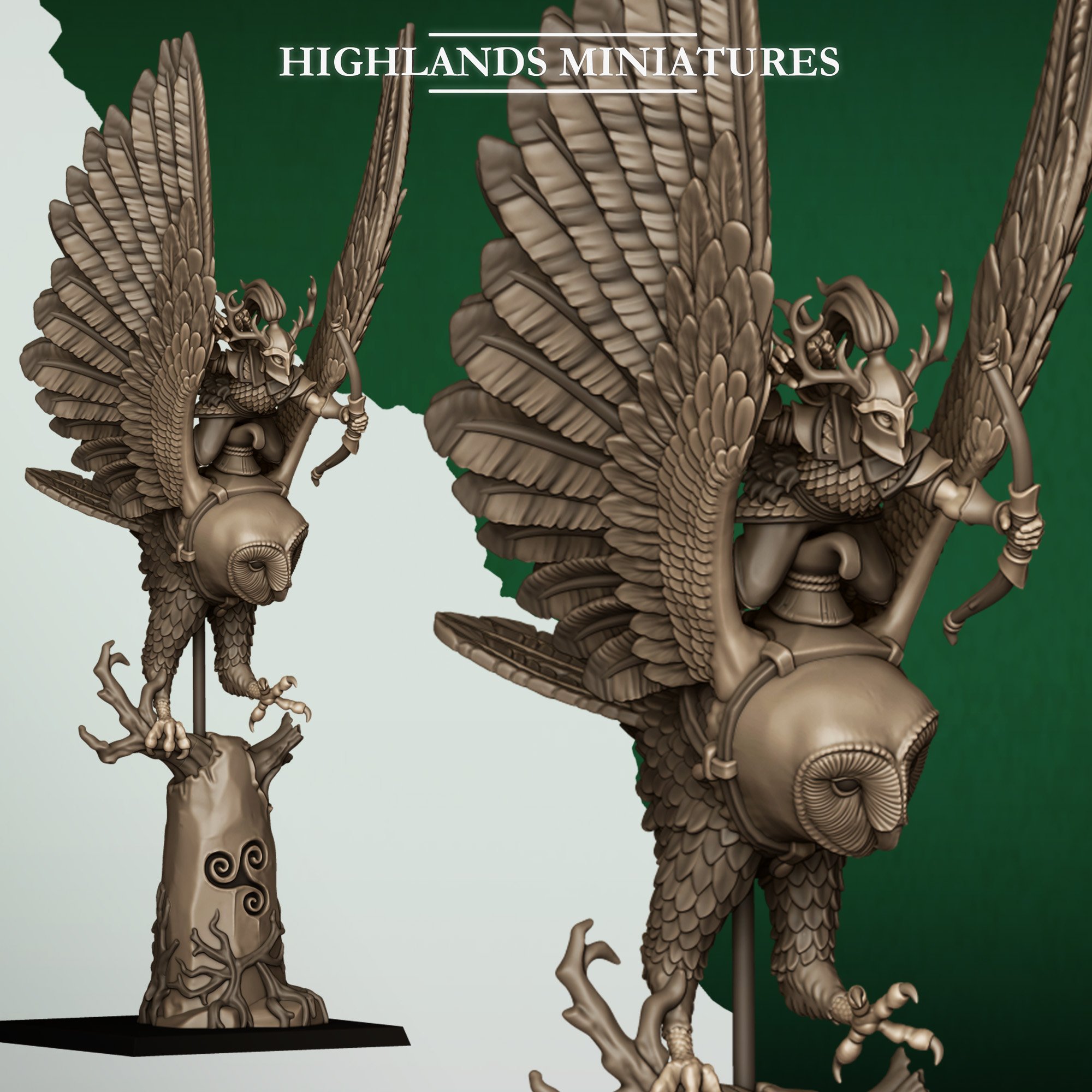 feral elves army bundle 2, feral elves highland miniatures