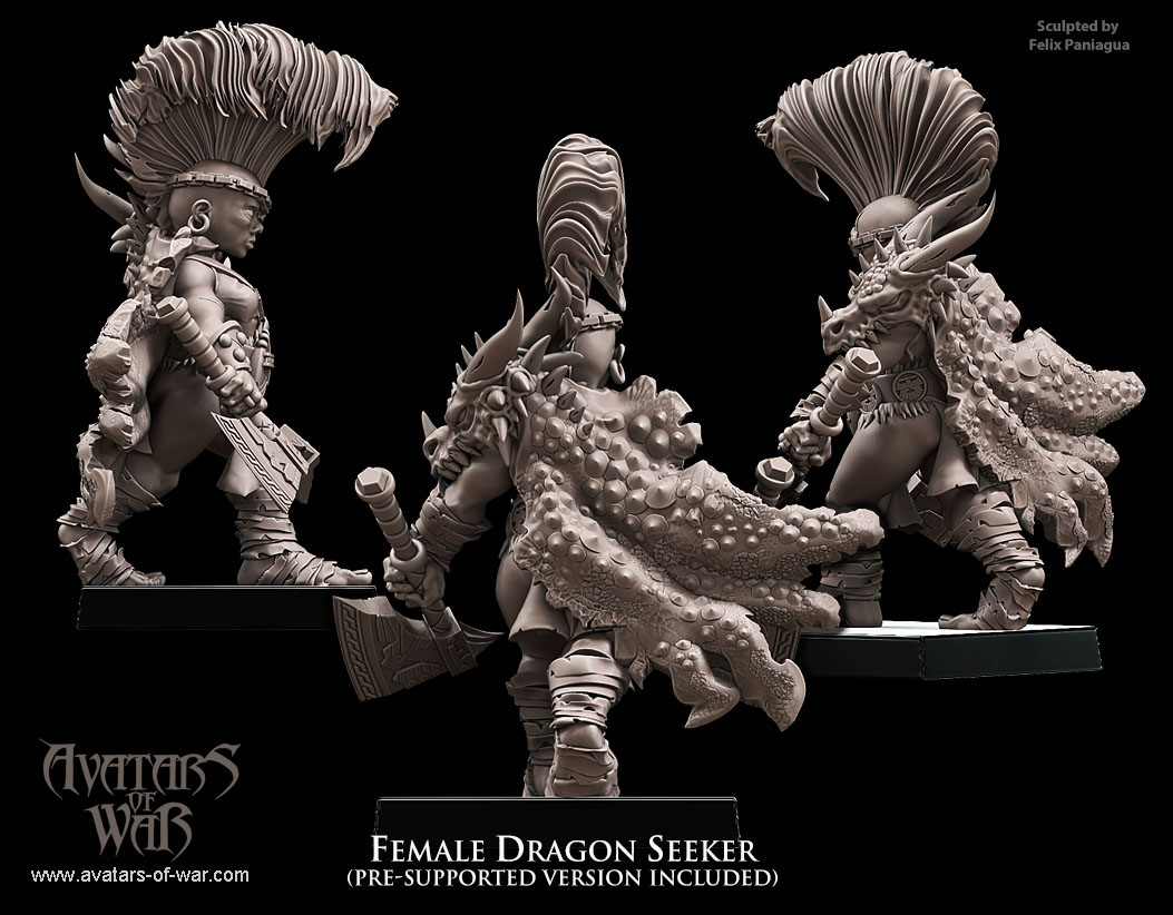 dwarf female berserker with two weapons, dwarfs avatars of war