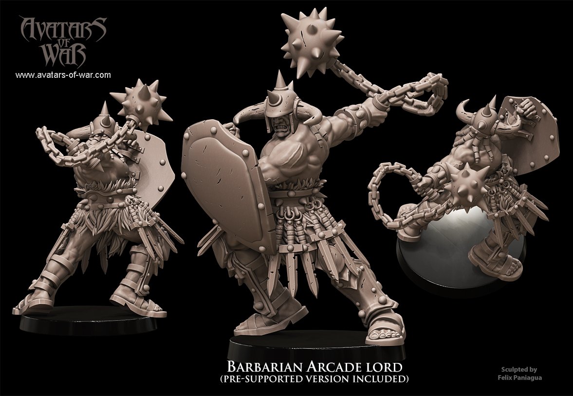 barbarian arcade lord, barbarian avatars of war (copy)