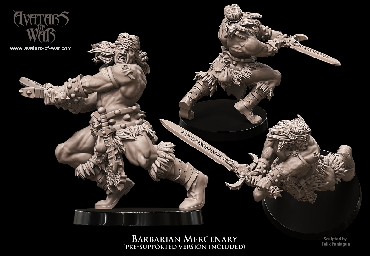 barbarian mercenary 1, barbarian avatars of war (copy)
