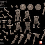 orc skeletons multi part regiment, undead, avatars of war (copy)