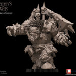 black orc warlord, orcs & goblins avatars of war (copy)