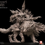 goblin hero on wolf with spear and bow, orcs & goblins avatars of war (copy)