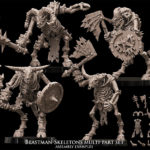 beastman skeletons multi part regiment, beastmen, avatars of war (copy)