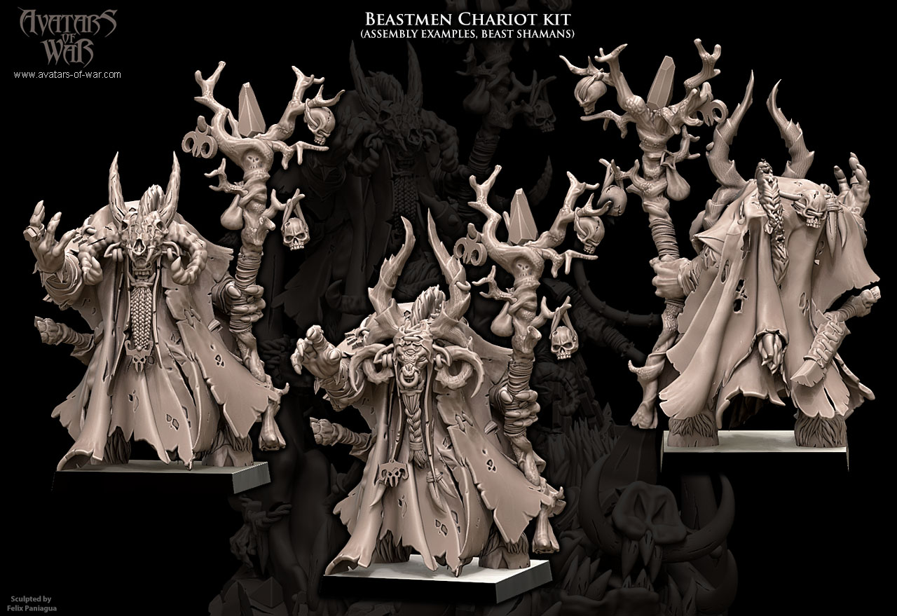 beastmen chariot bundle, beastmen avatars of war