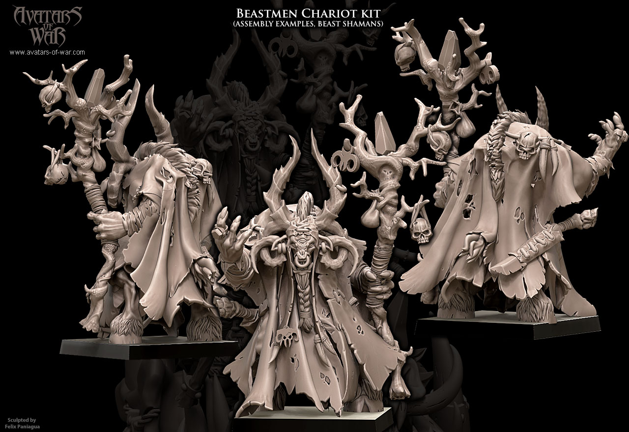 beastmen chariot bundle, beastmen avatars of war