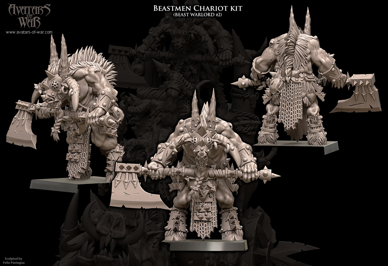 beastmen chariot bundle, beastmen avatars of war