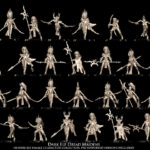 dark elf witches battle ready regiment, dark elves, avatars of war (copy)