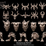 daemons of wrath multi part regiment, demons and dark gods of chaos, avatars of war (copy)