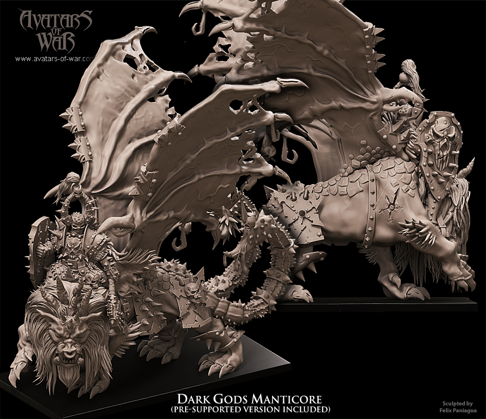 sabertooth tigers, ogres avatars of war (copy)