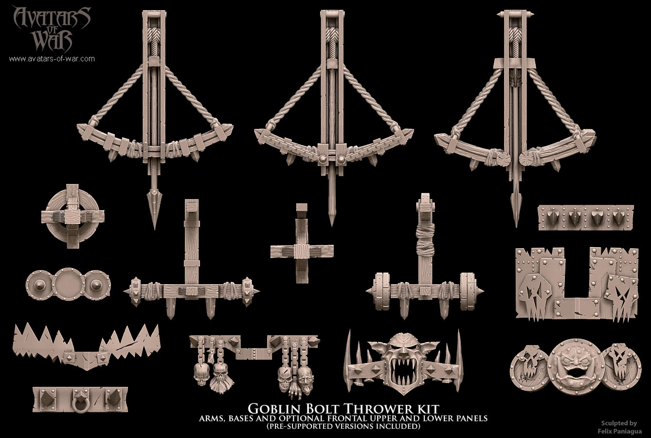 goblin bolt thrower kit, orcs & goblins, avatars of war