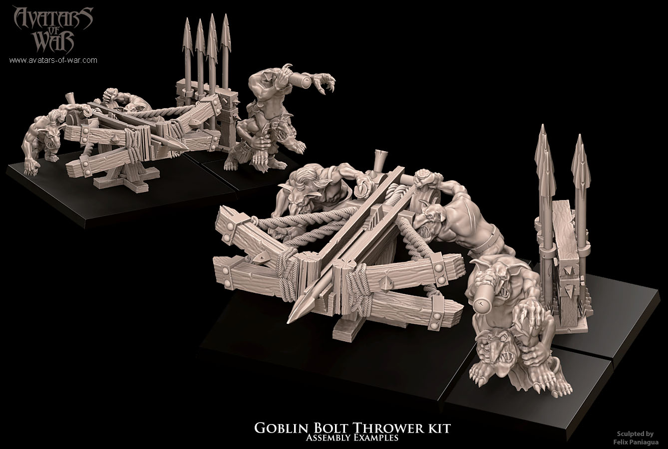 goblin bolt thrower kit, orcs & goblins, avatars of war