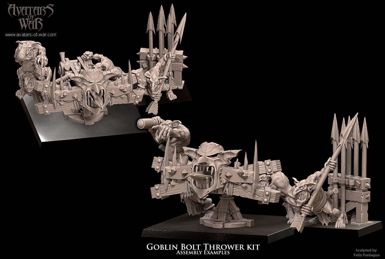 goblin bolt thrower kit, orcs & goblins, avatars of war