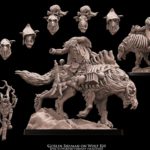 orc shaman on wyvern, orcs & goblins avatars of war (copy)