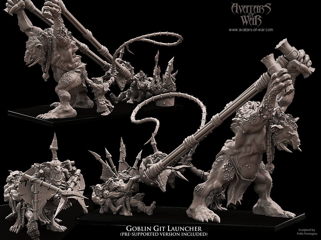 goblin git launcher, orcs & goblins, avatars of war