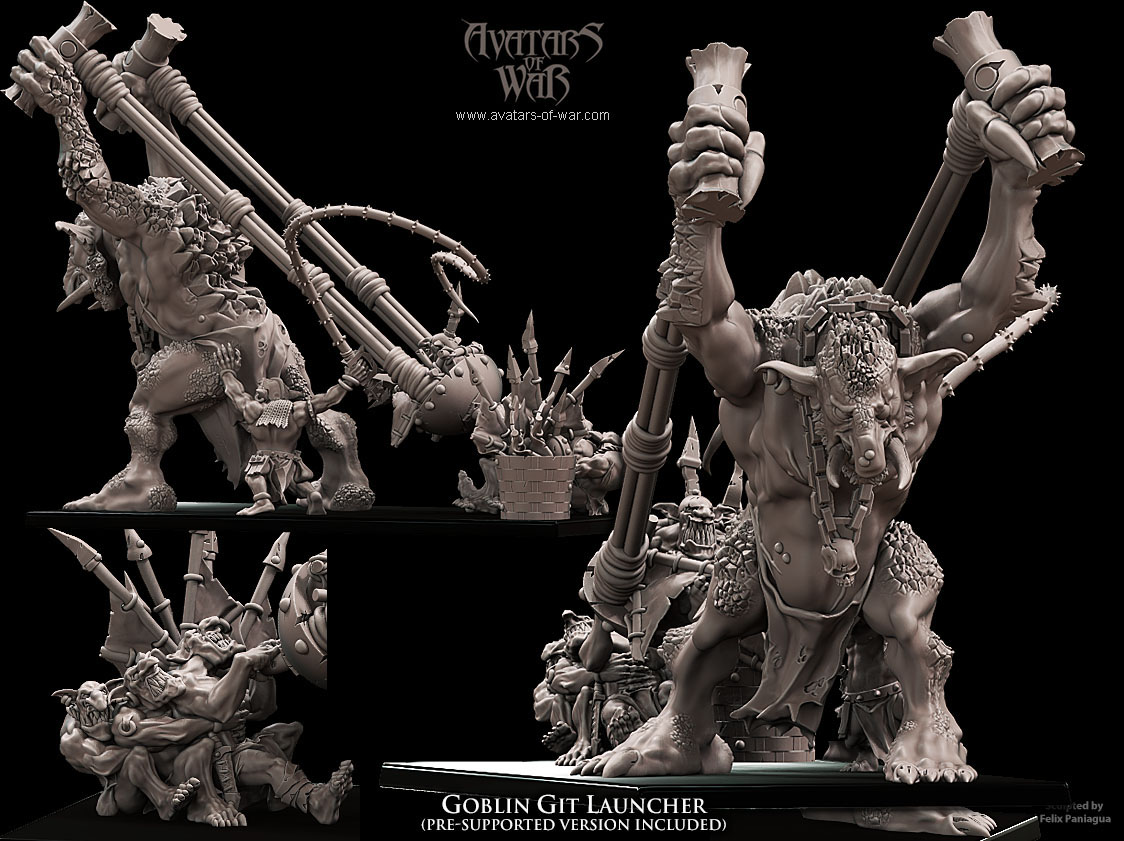 goblin git launcher, orcs & goblins, avatars of war