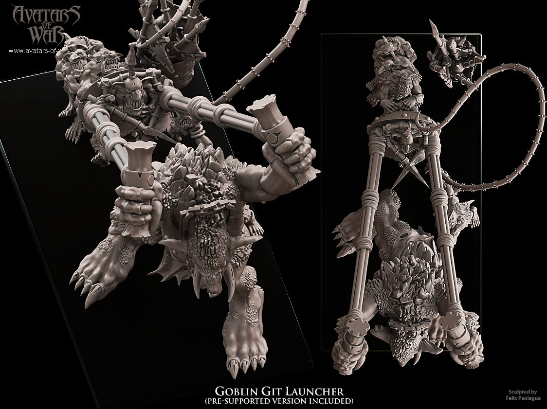goblin git launcher, orcs & goblins, avatars of war