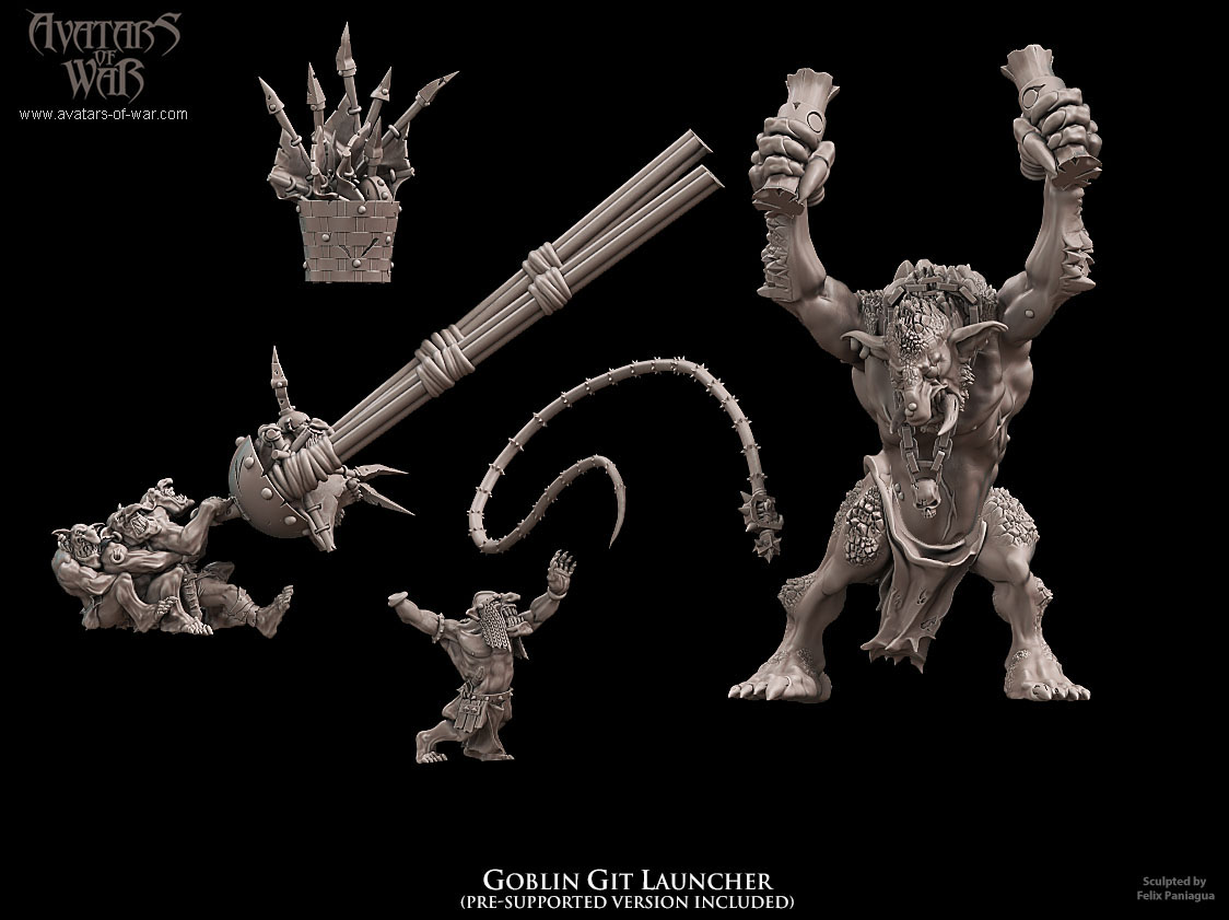 goblin git launcher, orcs & goblins, avatars of war