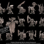 goblin warriors battle ready regiment, orcs & goblins, avatars of war