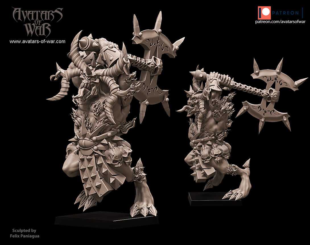 harbingers of wrath, demons and dark gods of chaos avatars of war (copy)