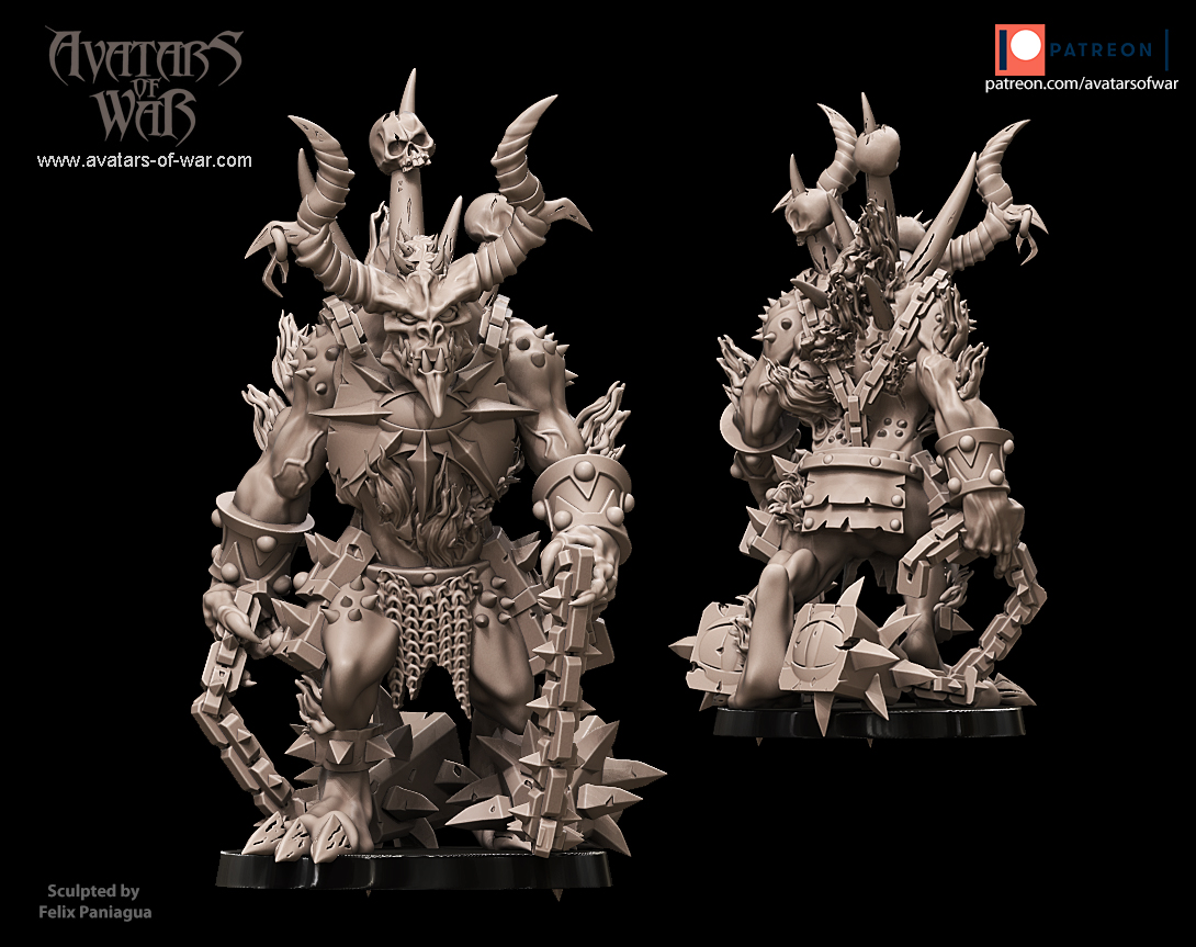 harbingers of wrath, demons and dark gods of chaos avatars of war (copy)