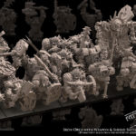 rukgrud’s kleava’n’stickas regiment, orcs & goblins, avatars of war (copy)