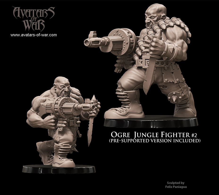 ogre jungle fighters, ogres avatars of war