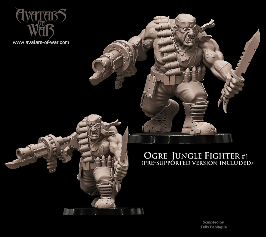 ogre jungle fighters, ogres avatars of war